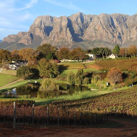 Alluvia Boutique Winery & Luxury Accommodation Stellenbosch Dış mekan fotoğraf The Paarl Mountain Range